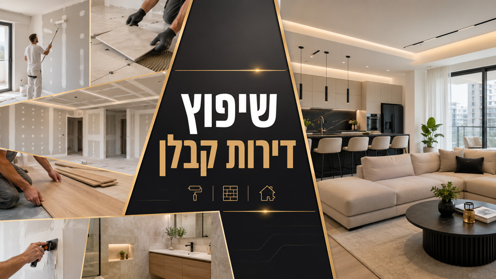 שיפוץ דירות קבלן