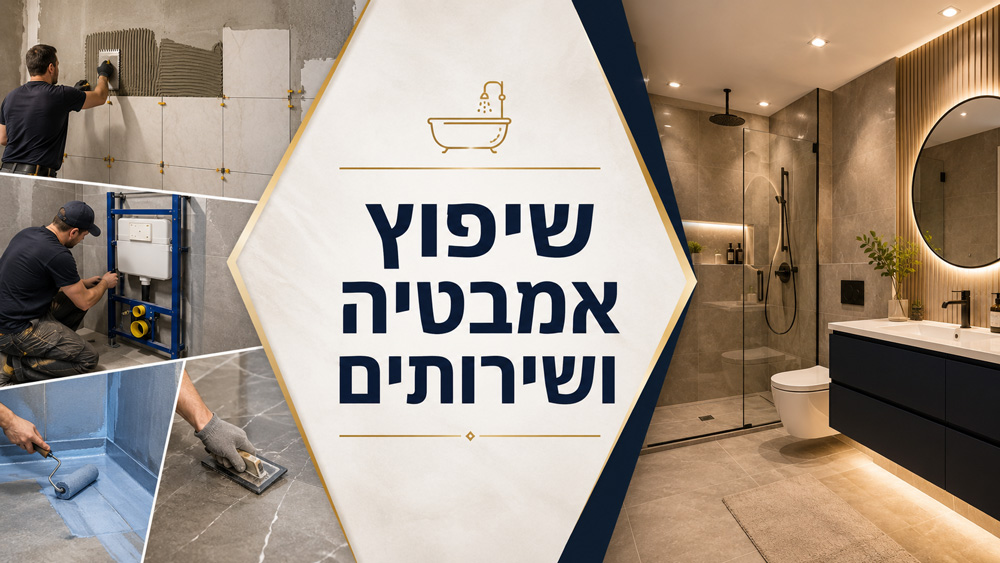 שיפוץ חדר אמבטיה ושירותים
